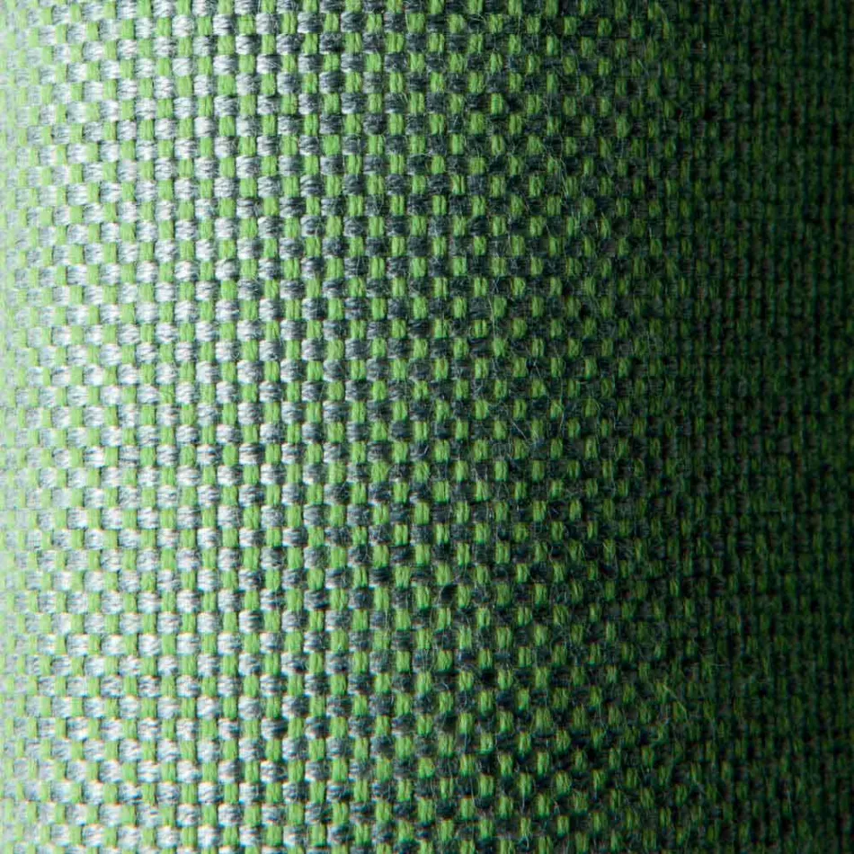 Modułowa sofa narożna z metalu i tkaniny Made in Italy - Cola Viadurini