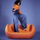 Sofa ogrodowa Slide Blossy w nowoczesnym wzornictwie, wyprodukowana we Włoszech Viadurini