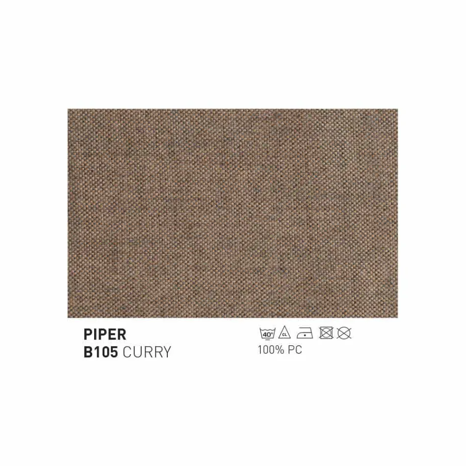 Nowoczesna sofa zewnętrzna Varaschin Bali z wyściełanymi poduszkami Viadurini