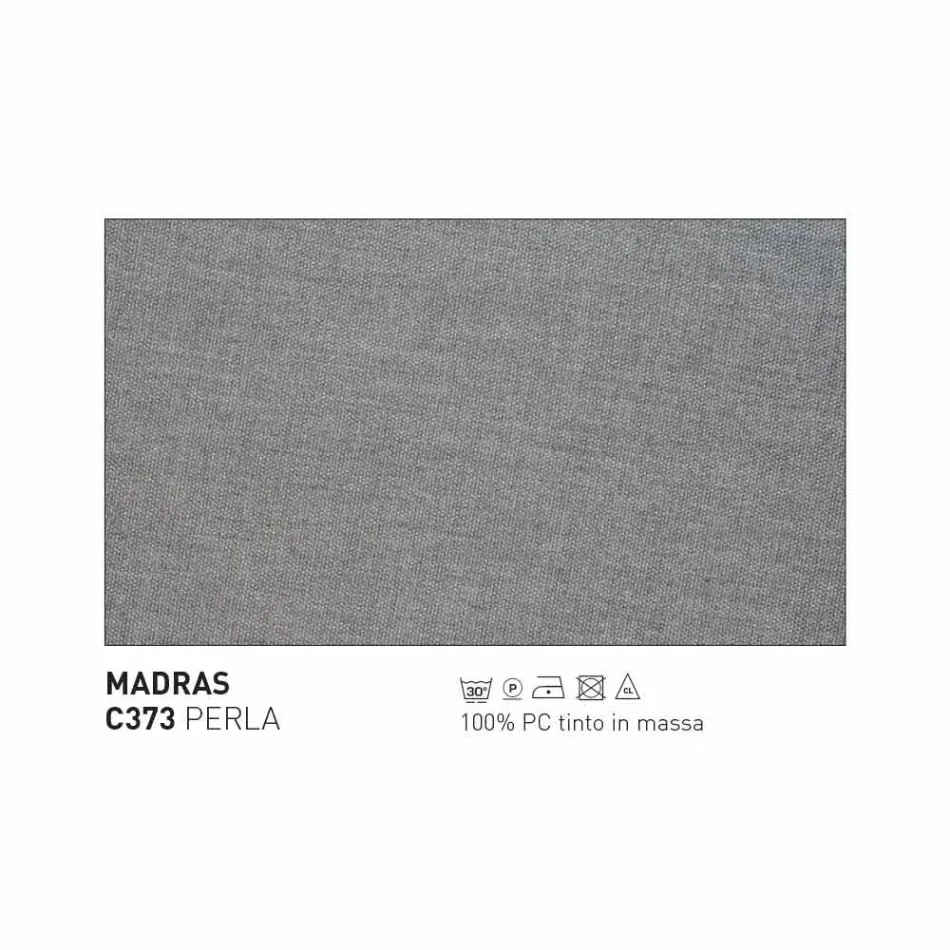 Nowoczesna sofa zewnętrzna Varaschin Emma z tkaniny i metalu Viadurini