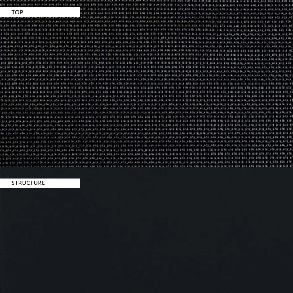 Sofa ogrodowa z aluminiową podstawą i siedziskiem z materiału tekstylnego Made in Italy - Maureen Viadurini