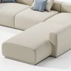 Modułowa sofa ogrodowa ze sklejki morskiej Made in Italy - Bahias Viadurini