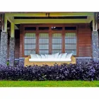 Ogród kanapa przez dużą ręcznie tkane Cooper Viadurini