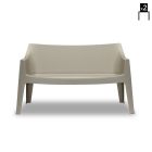 Sofa ogrodowa z technopolimeru Made in Italy 2 sztuki - Davida Viadurini