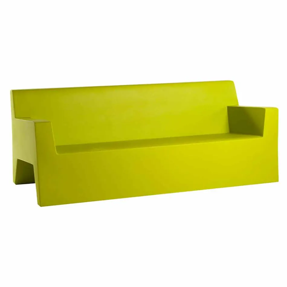 Jut by Vondom sofa ogrodowa, z żywicy polietylenowej, design Viadurini