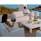 Jut by Vondom sofa ogrodowa, z żywicy polietylenowej, design Viadurini