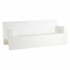 Jut by Vondom sofa ogrodowa, z żywicy polietylenowej, design Viadurini