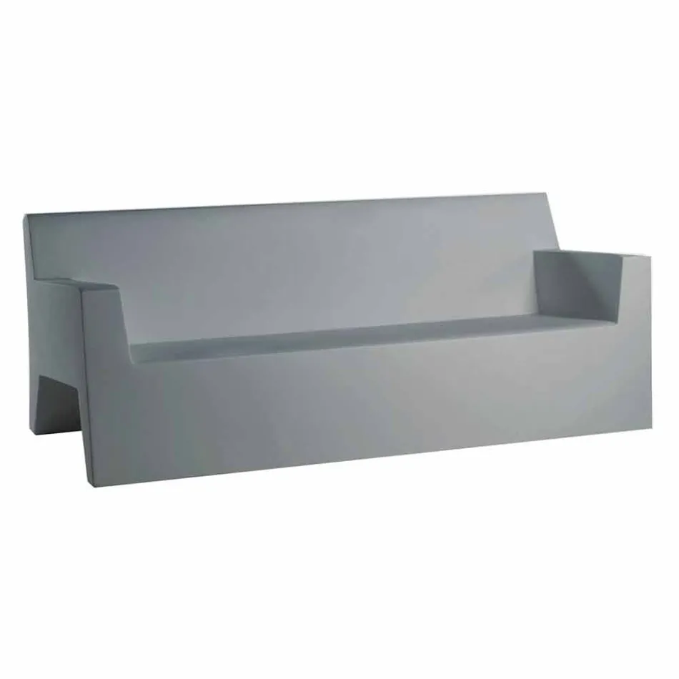 Jut by Vondom sofa ogrodowa, z żywicy polietylenowej, design Viadurini