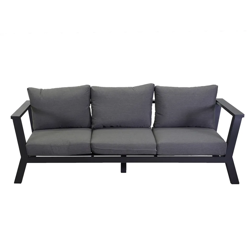 Sofa ogrodowa wykonana z aluminium - pastele Viadurini