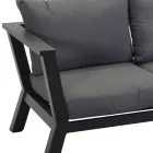 Sofa ogrodowa wykonana z aluminium - pastele Viadurini