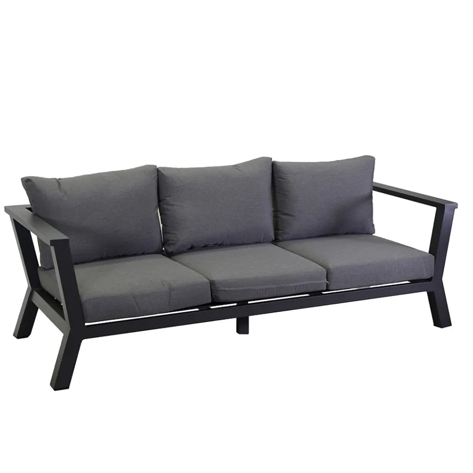 Sofa ogrodowa wykonana z aluminium - pastele Viadurini