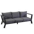 Sofa ogrodowa wykonana z aluminium - pastele