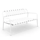 Sofa ogrodowa wykonana w całości z aluminium - Resplendent Viadurini