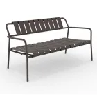 Sofa ogrodowa wykonana w całości z aluminium - Resplendent Viadurini