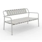 Sofa ogrodowa wykonana w całości z aluminium - Resplendent Viadurini