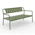 Sofa ogrodowa wykonana w całości z aluminium - Resplendent Viadurini