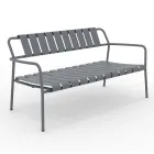 Sofa ogrodowa wykonana w całości z aluminium - Resplendent Viadurini