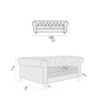 Sofa wewnętrzna dostępna w różnych rozmiarach Made in Italy - Vivace Viadurini