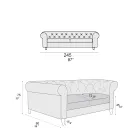 Sofa wewnętrzna dostępna w różnych rozmiarach Made in Italy - Vivace Viadurini