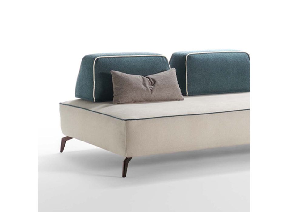 Sofa 3-osobowa ze zdejmowanej tkaniny Made in Italy - Mykonos Viadurini