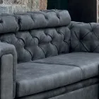 Sofa do salonu z rozkładanym zagłówkiem Made in Italy - Unleashed Viadurini