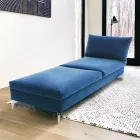 Sofa do salonu z 2 oparciami i 2 ruchomymi podłokietnikami - Precious Viadurini