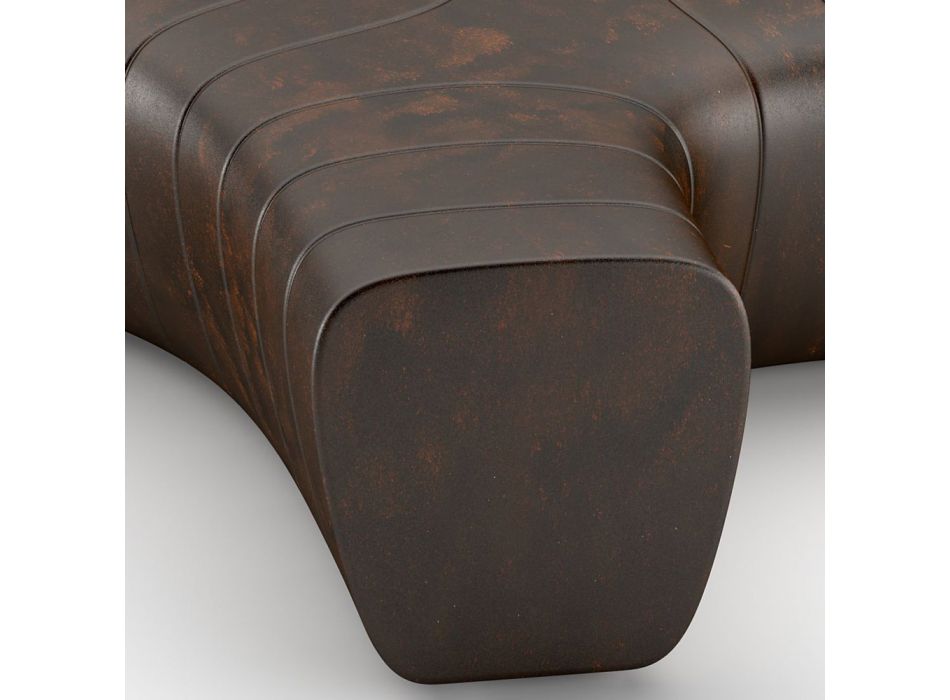 Sofa biurowa z polietylenu w kolorze matowym Made in Italy - Galatea Viadurini