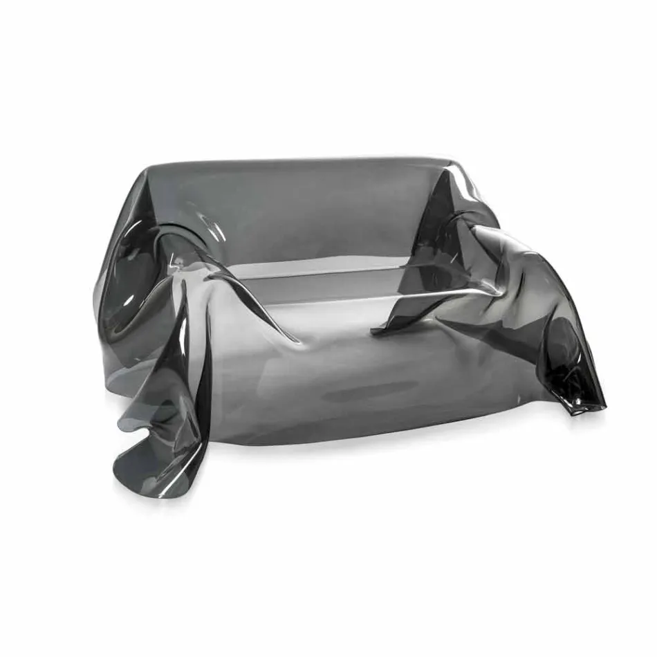 Nowoczesna sofa w pleksi, wykonana we Włoszech Viadurini