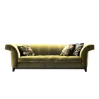 Sofa 3 osobowa tapicerowana design Grilli Shell made in Italy Viadurini