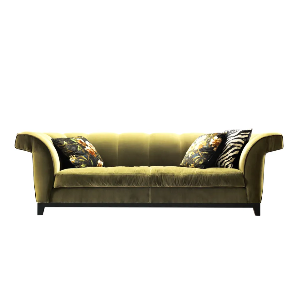 Sofa 3 osobowa tapicerowana design Grilli Shell made in Italy Viadurini