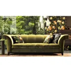 Sofa 3 osobowa tapicerowana design Grilli Shell made in Italy Viadurini