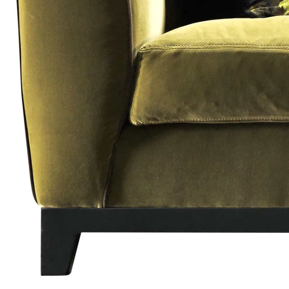 Sofa 3 osobowa tapicerowana design Grilli Shell made in Italy Viadurini