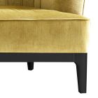 Sofa tapicerowana design z drewna bukowego Grilli Kipling made Italy Viadurini