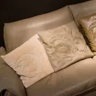 Litego drewna i skóry sofa z podłokietnikami Ewa obiektów prowadzi Viadurini