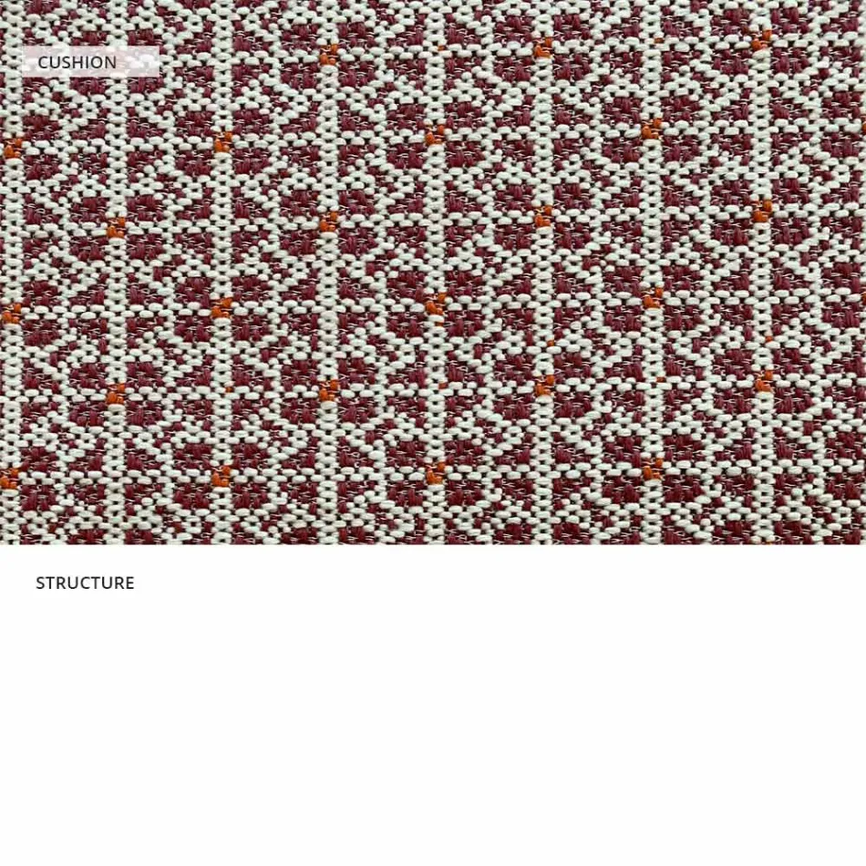 Metalowa sofa do nowoczesnego ogrodu Wysoka jakość Made in Italy - Karol Viadurini