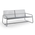 Metalowa sofa do nowoczesnego ogrodu wysokiej jakości Made in Italy - Karol