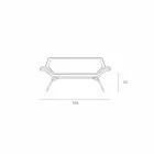 Wykonane we Włoszech kanapa Cesare ze skóry sztucznej czeka kanapa Viadurini