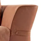 Sofa 3 osobowa tapicerowana z materiału Grilli Joe wykonana we Włoszech Viadurini