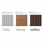 Sofa wyspa relaks ogród z Hectorem tkania wykonane ręcznie, nowoczesny design Viadurini