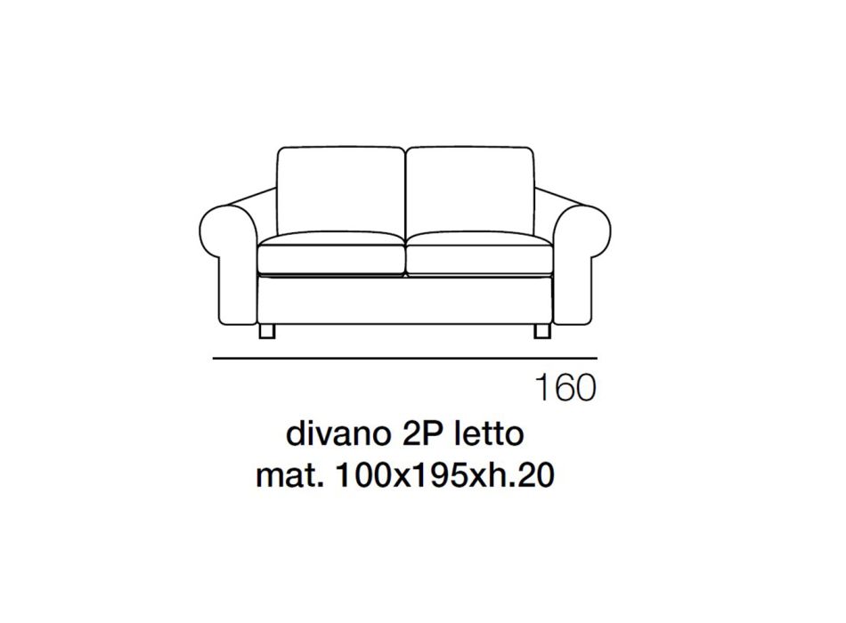 Sofa 2 lub 3 osobowa ze zdejmowanej czerwonej tkaniny Made in Italy - Geneviev Viadurini