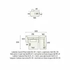 Zaprojektuj narożną sofę z beżowej tkaniny Made in Italy - Ortensia Viadurini