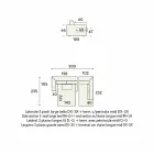 Zaprojektuj narożną sofę z beżowej tkaniny Made in Italy - Ortensia Viadurini