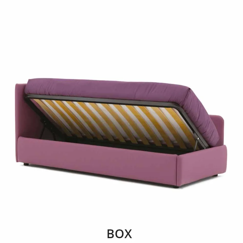 Zaprojektuj rozkładaną sofę ze zdejmowanej skóry ekologicznej Made in Italy - Rallo Viadurini