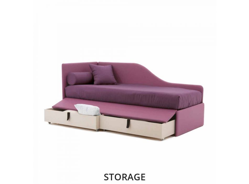 Zaprojektuj rozkładaną sofę ze zdejmowanej skóry ekologicznej Made in Italy - Rallo Viadurini