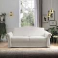 Sofa rozkładana z tkaniny z detalami Arabescato Made in Italy - Gigliola