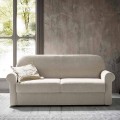 Podwójna sofa rozkładana z designerskiej tkaniny Made in Italy - Anemone