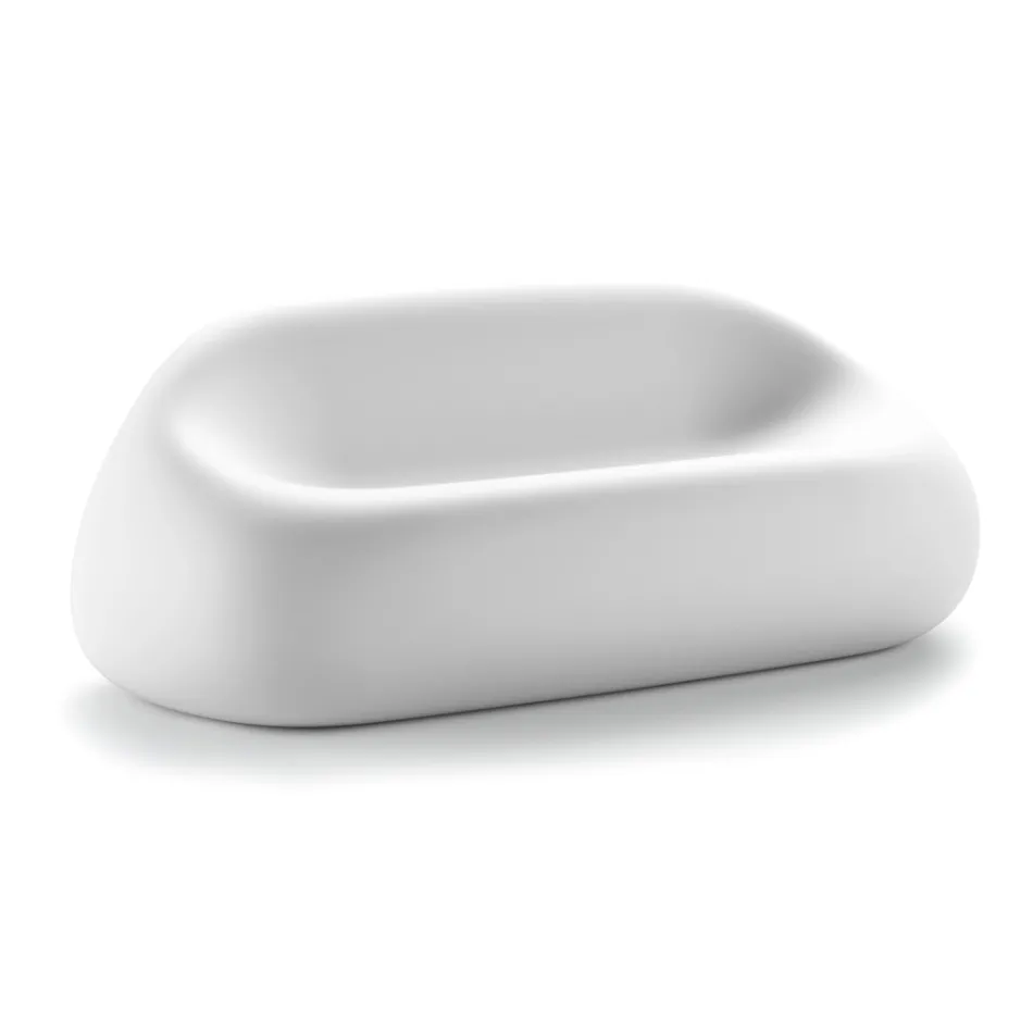 Nowoczesna sofa zewnętrzna z polietylenu, zaprojektowana we Włoszech - Ervin Viadurini