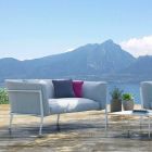 Nowoczesna sofa do zdejmowania na zewnątrz lub do wewnątrz Made in Italy - Carmine Viadurini