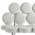 Nowoczesna skórzana sofa z luksusem Made in Italy Stalowa konstrukcja - Arthur Viadurini