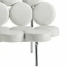 Nowoczesna skórzana sofa z luksusem Made in Italy Stalowa konstrukcja - Arthur Viadurini